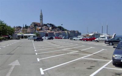Valdibora parking Pier in Piran